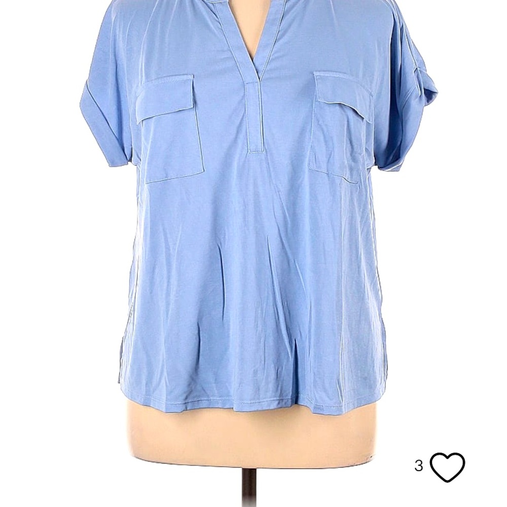 JJill petite XL light blue/lavender top